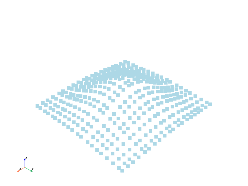 d create tri surface