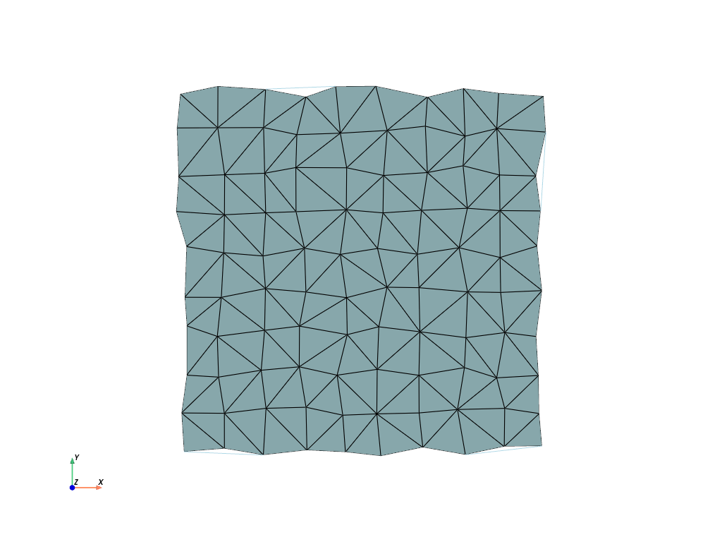 d create tri surface